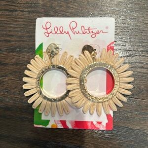 Lilly Pulitzer Earrings Natural Color BNWT